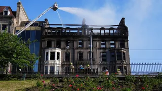 Historic building gutted by major blaze on Edinburgh's Princes Street