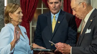Lindsey Graham’s Sister, Darline Graham, Is Sworn In to Finish His Senate Term