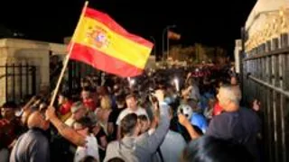 Celebrations as Gibraltar-Spain border fence removed