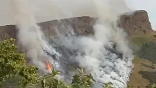 Fire breaks out at Arthur's Seat in Edinburgh