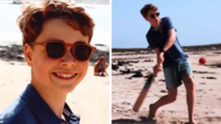 Prince George poses in suit for new photo as he becomes a teenager