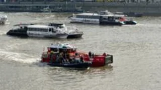Officers hurt as police boat hits Westminster Bridge