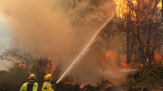 Wildfire Smoke Chokes Skies in Spain and France