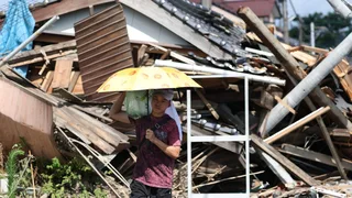 Japan earthquake: Death toll rises as thousands remain in shelters