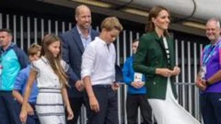 William and Kate bring children to second last day of Commonwealth Games