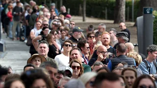 Thousands attend wake for 'trailblazer' Oscar-winning actor and singer