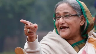 Ousted Bangladeshi leader vows to return from exile despite facing a death sentence