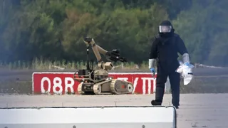 Drone with explosives found at German airport, official sees 'new quality' of threat