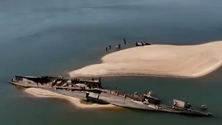 A Drying Danube River Reveals Nazi-Era Vessels, and Hazards of Heat
