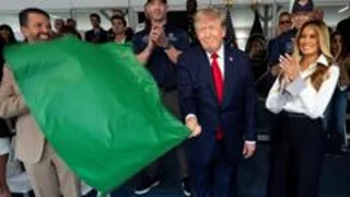 Trump waves green flag to start IndyCar race through Washington streets