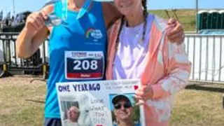 Man completes half marathon after two heart attacks