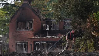 Two fires which destroyed 19 homes were started accidentally