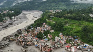 A Deadly Flood Tears Through Nepal and Tibet