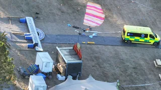 Man killed and six injured after 'large sign' falls at Christian festival