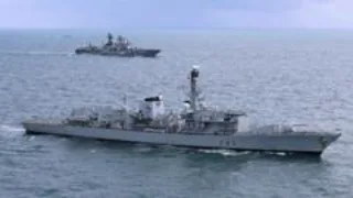 Royal Navy warships track Russian vessels for three days in UK waters