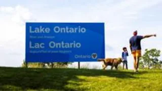Canada installs large Lake Ontario sign in latest jab at US