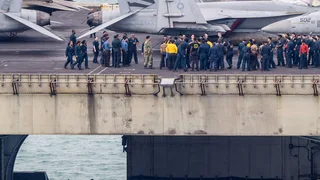 U.S.S. Abraham Lincoln Docks in Thailand, Giving Weary Crew a Break