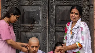 Families Turn to Symbolic Cremation After Nepal Floods