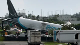 Cargo Plane Crashes at Miami Airport, Striking Vehicles