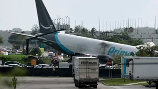 'Multiple patients' after Amazon cargo plane crashes at Miami airport