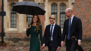 William and Kate join Prince George as he starts first day at Eton