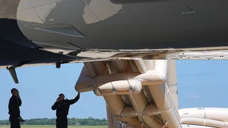 Trump Is Delayed After Emergency Slide Deploys on New Air Force One