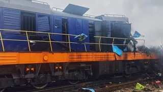 Russian drone hits train near Ukraine-Poland border soon after dignitaries passed through