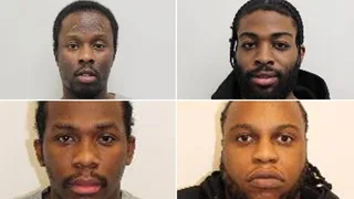 Four jailed after tear gas sprayed into an airport lift - causing some to vomit blood