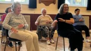 Seated exercises help physical and mental health