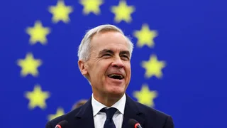 Carney aims dig at Trump as he addresses EU