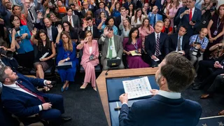Trump Says He Has Banned CNN, MS NOW and Politico From White House