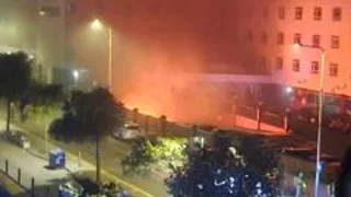 About 280 people evacuated after fire at seaside hotel