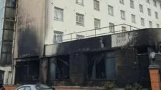 Homes evacuated over fears fire at seaside hotel weakened building's structure