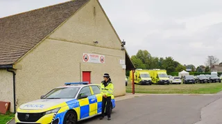 Multiple arrests on suspicion of explosives offenses near U.K. base used by U.S. forces