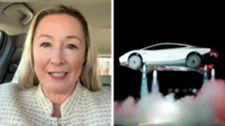 Watch: Did Tesla really just unveil a flying car?