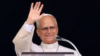Pope makes public appearance a day after being discharged from hospital following lung cancer surgery
