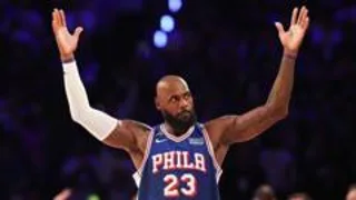 James enjoys dream home debut in 76ers comeback win