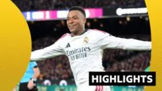 Late Mbappe goal earns Real win at Barca in dramatic Clasico