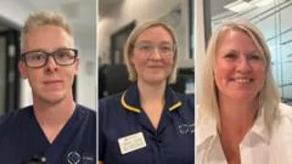 On frontline at hospital denying online claims it is 'dangerous' and 'dreadful'
