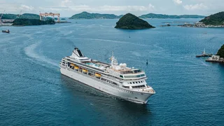 Cruise ship left stranded in Cambodia after 'soaring fuel costs'