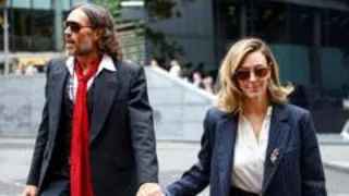 Russell Brand's wife tells his rape trial he is 'kind and a wonderful father'