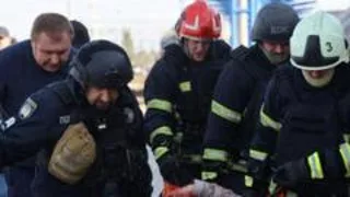 Russian drone attack on Ukrainian train station kills at least 13, officials say