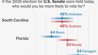 The Senate Race in Heavily Republican South Carolina Is a Tossup, Poll Finds