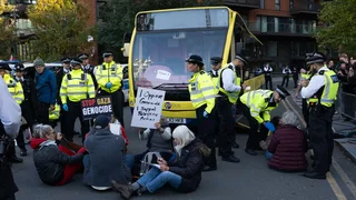 Police arrest 139 during Palestine Action protest